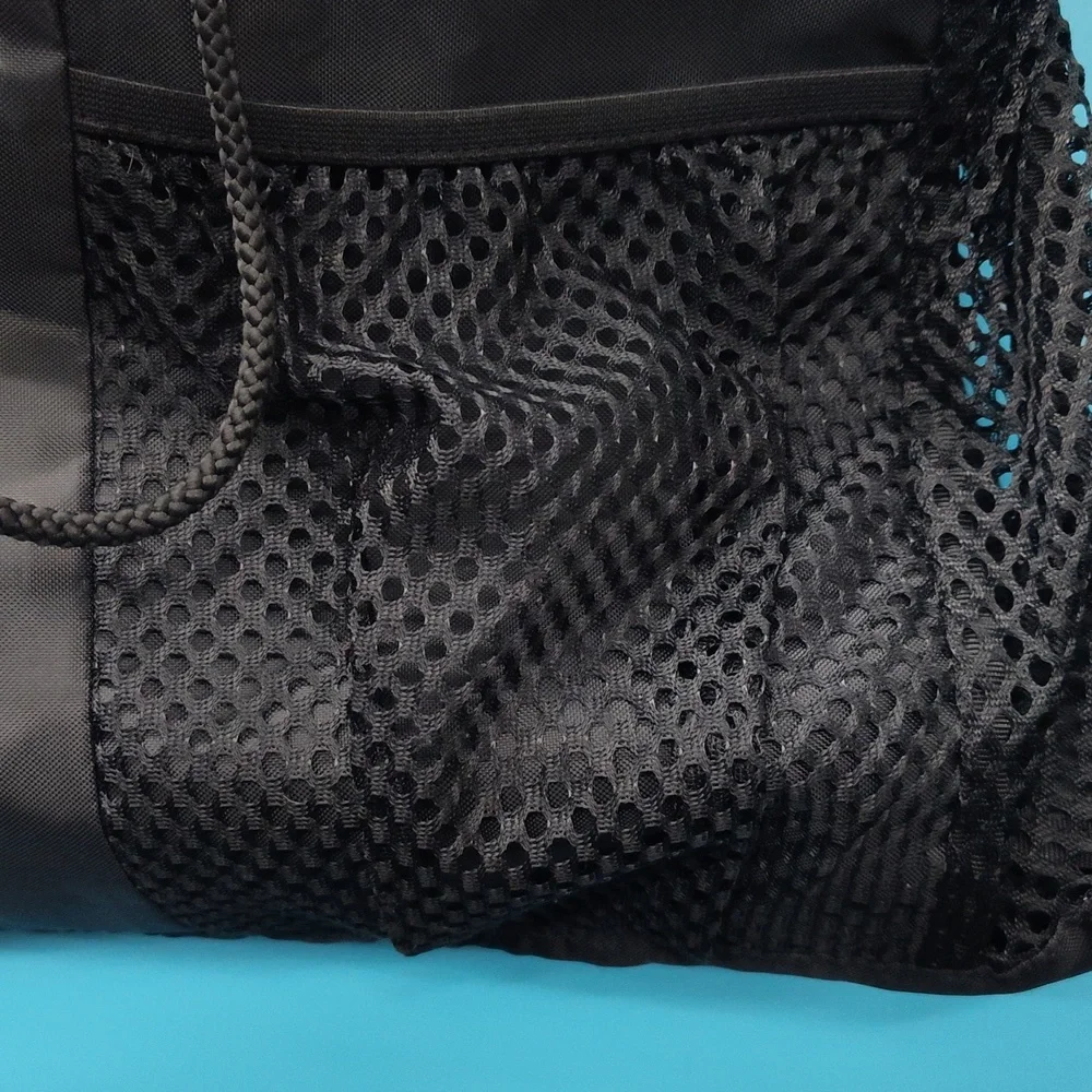 Speedo Black Mesh Drawstring Backpack - Picture 5 of 7